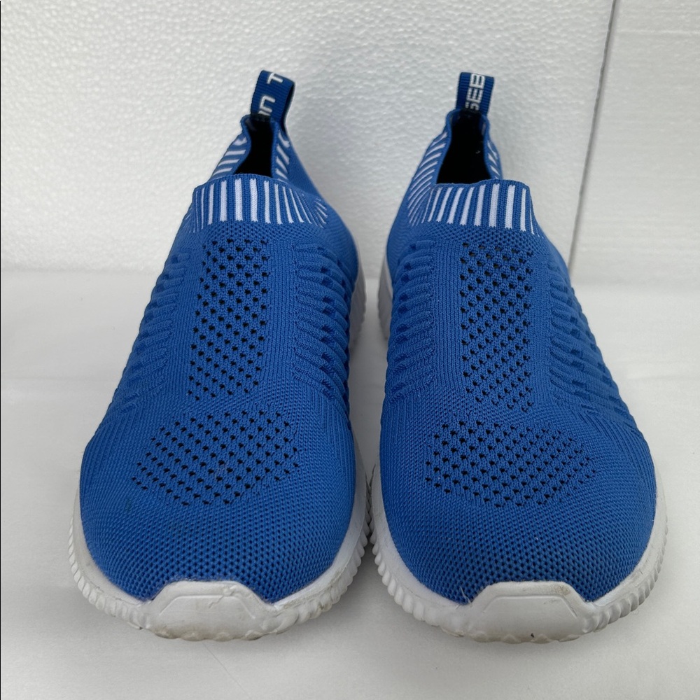 EUC TIOSEBON Blue Slip-On Walking Comfort Sneakers - Size 41 - Picture 3 of 6